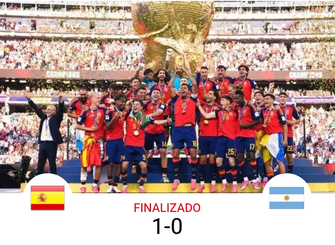 España gana el Mundial con jugadores africanos 